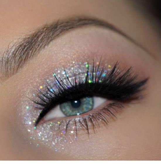 Maquiagem Com Glitter
