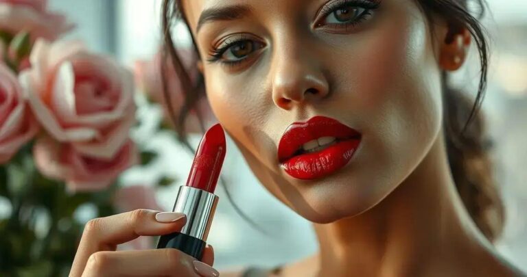 batom líquido vermelho