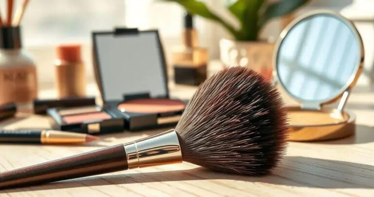 pincel para blush chanfrado